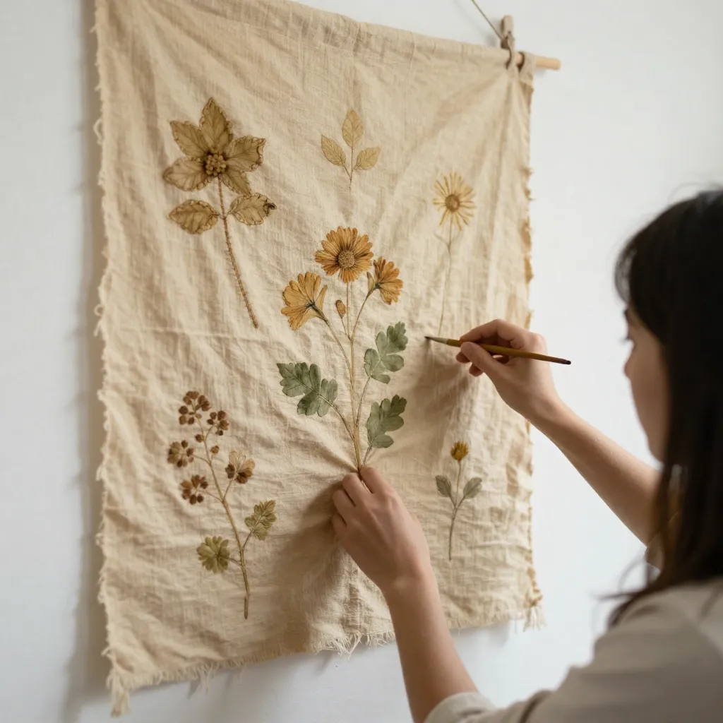 Textile texture details