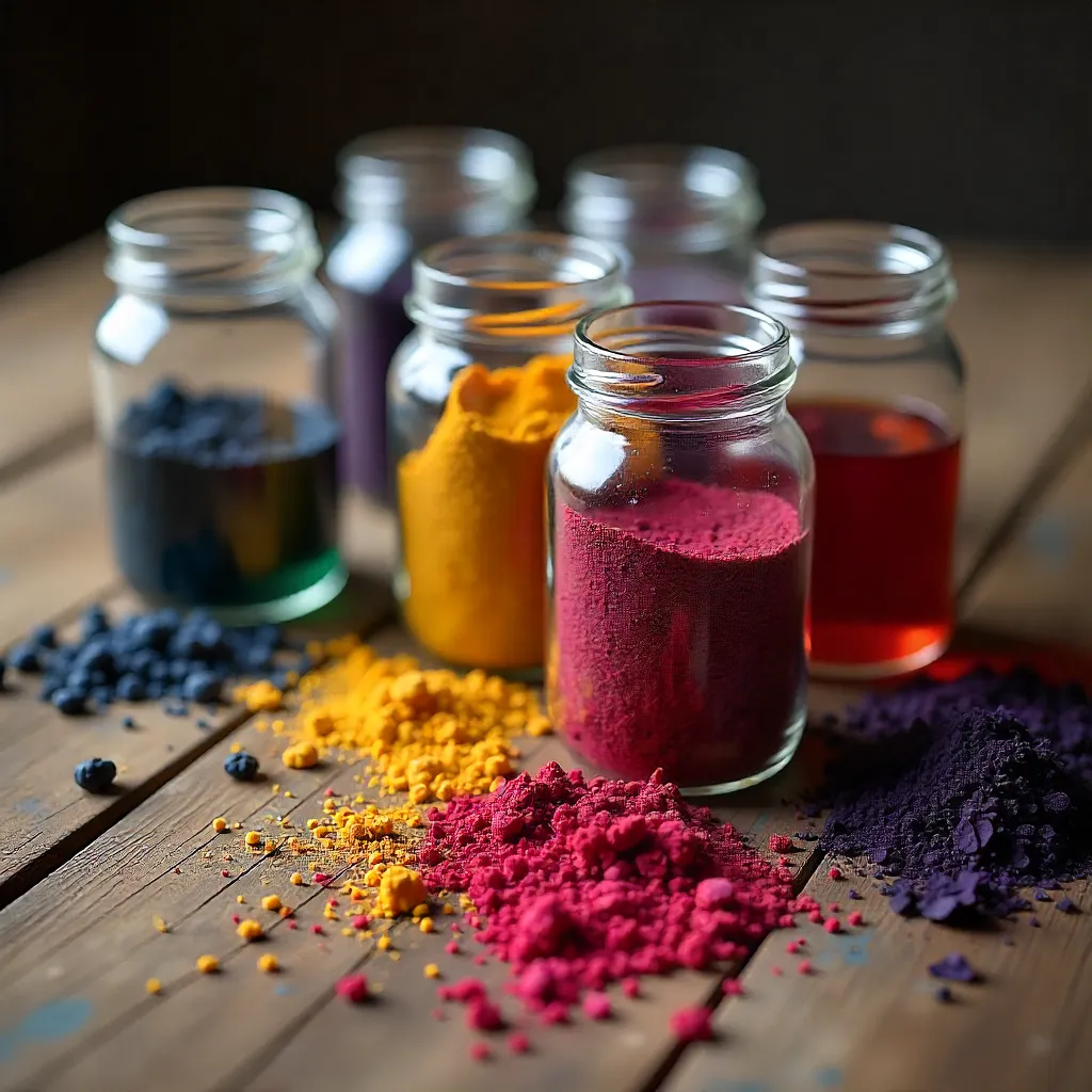 Indigo-dyed wall hanging